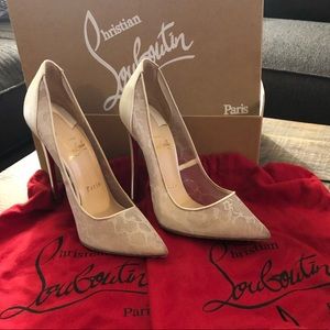 Christian Louboutin “Pigalace 120 Dentelle Nuage”
